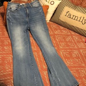 KanCan Blue Flare & Wide Leg Jeans
